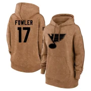 Cam Fowler Women's St. Louis Blues 2023 Salute to Service Pullover Hoodie Brown